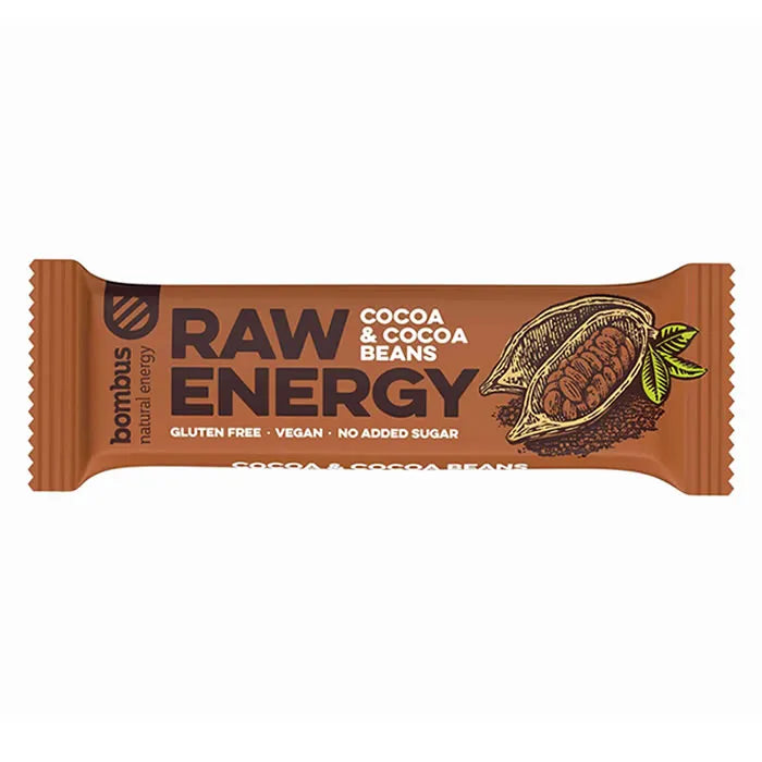 Santiveri Bombus Raw Energy Cocoa, 20 Units