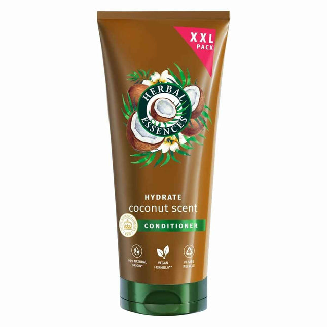 Herbal Essences Coco Acondicionador Hidratante Unisex, 350 ml