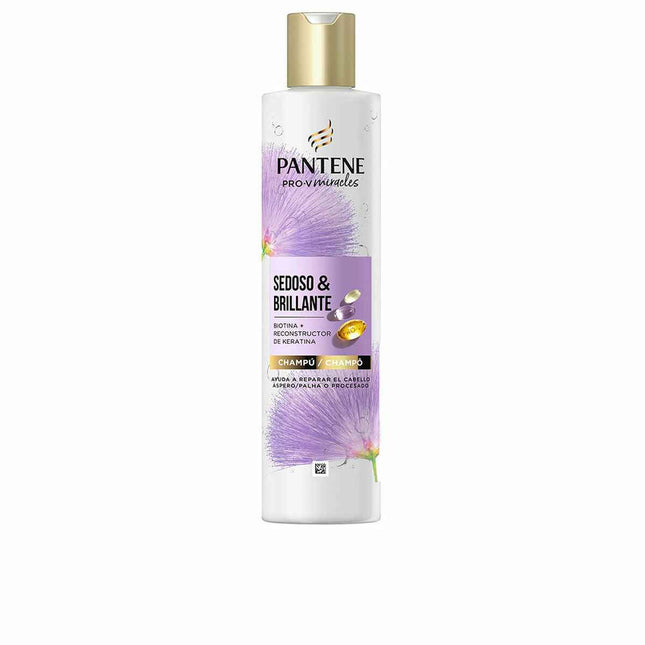 Pantene Miracle Sedoso y Brillante Champú Unisex, 250 ml
