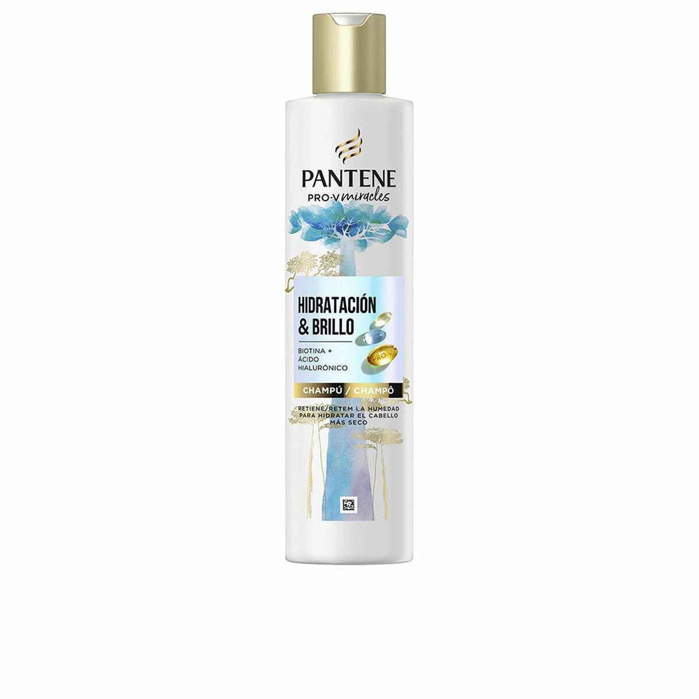 Pantene Miracle Hidratación Y brillo Champú Unisex, 250 ml