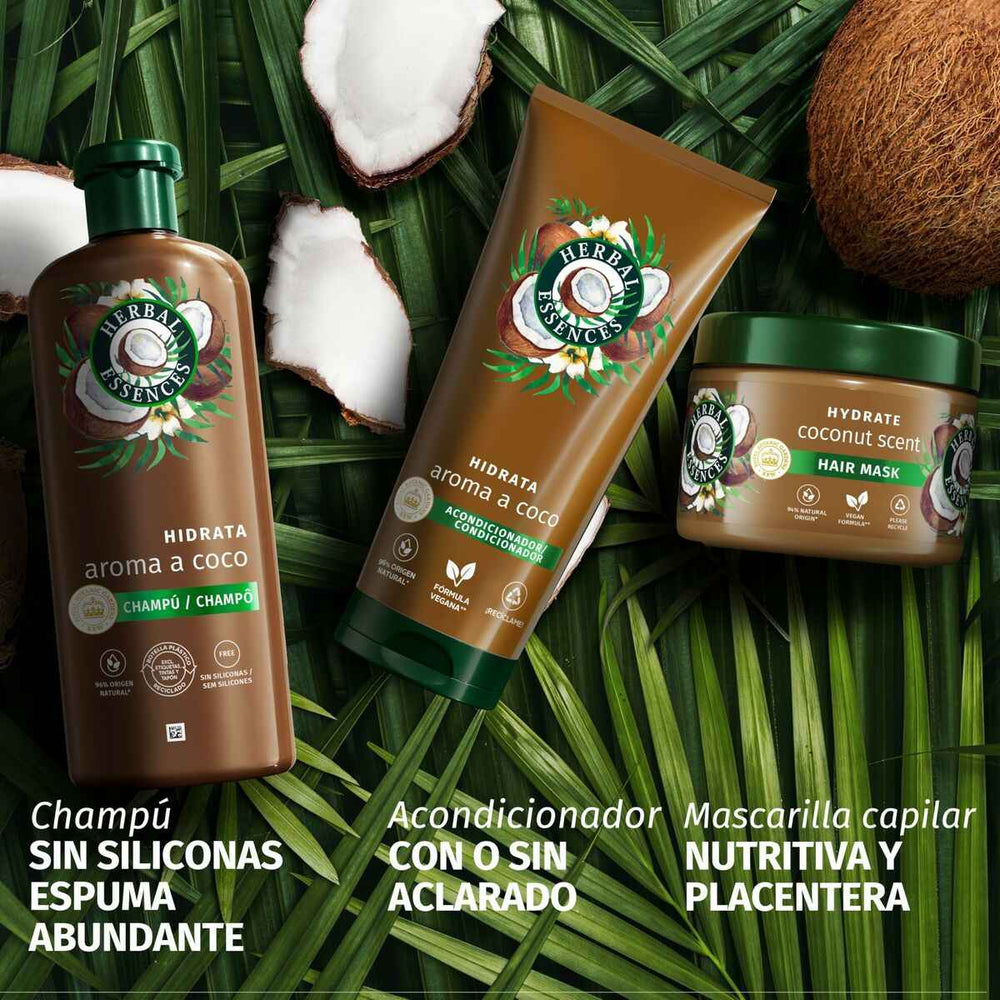 Herbal Essences Herbal Essence Aroma Coco Mascarilla Hidratante Unisex, 500 ml