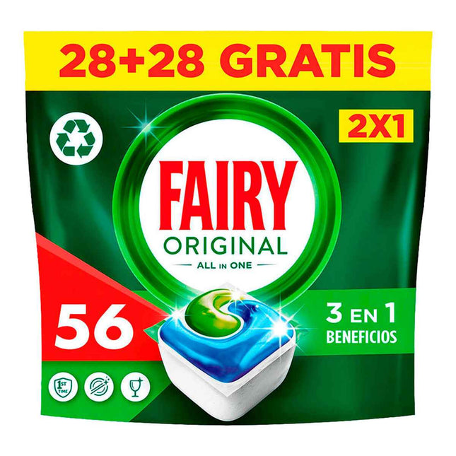 Fairy Todo En 1 Original Lavavajillas 56 Cápsulas