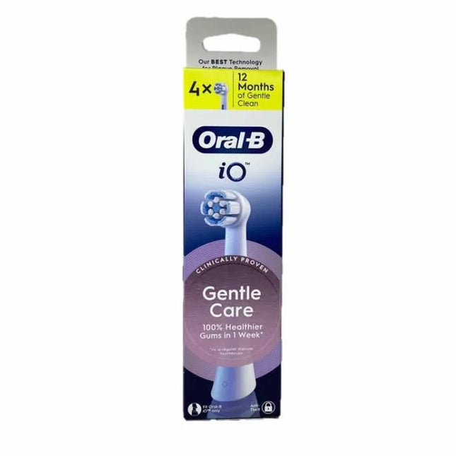 Oral-b iO Gentle Care White Replacement Heads 4 Pack