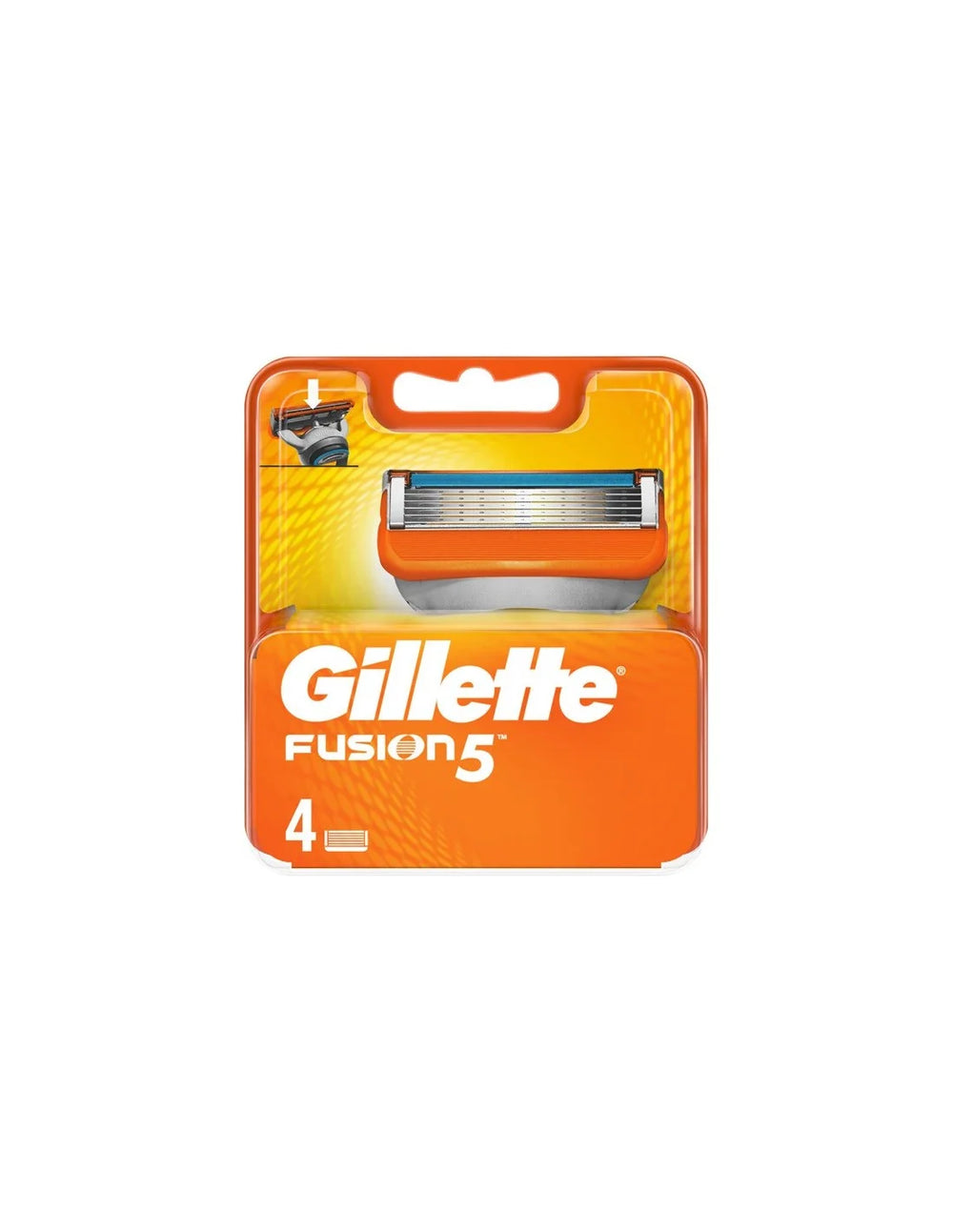 Gillette Fusion 5 Cuchillas Pack Recambio 5 Hojas Unisex, 4 Units