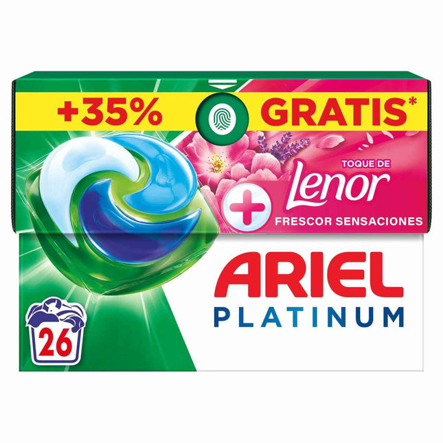 Ariel Platinum Sensaciones 3en1 Detergente 26 Cápsulas