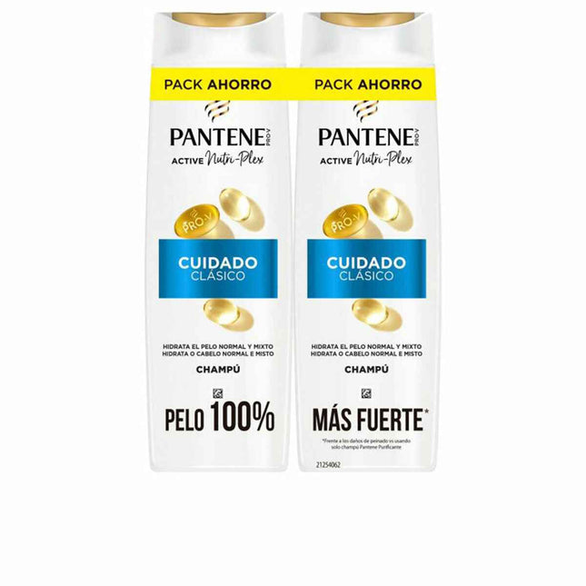 Pantene Cuidado Clásico Champú Lote Unisex, 2 X 325 ml