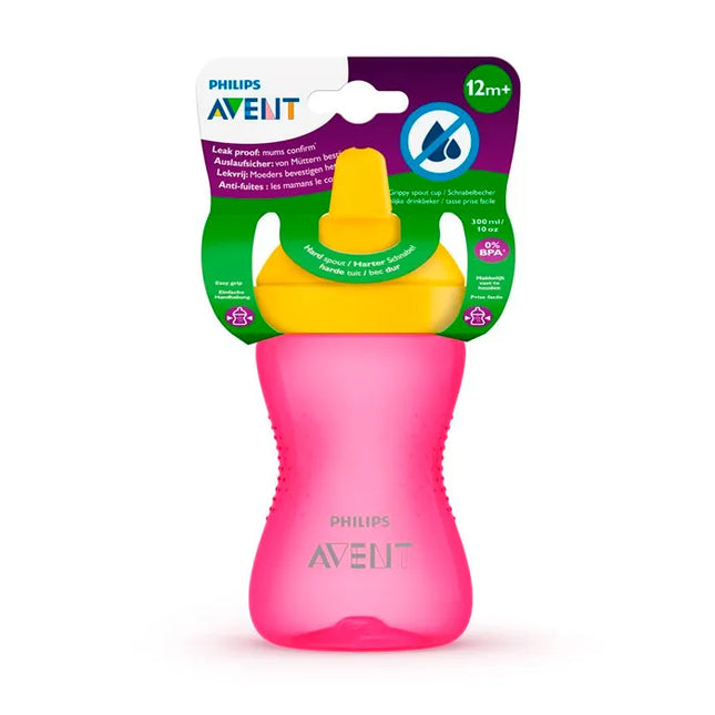 Avent Hard Mouthpiece Cup Pink +12 Months, 300 ml