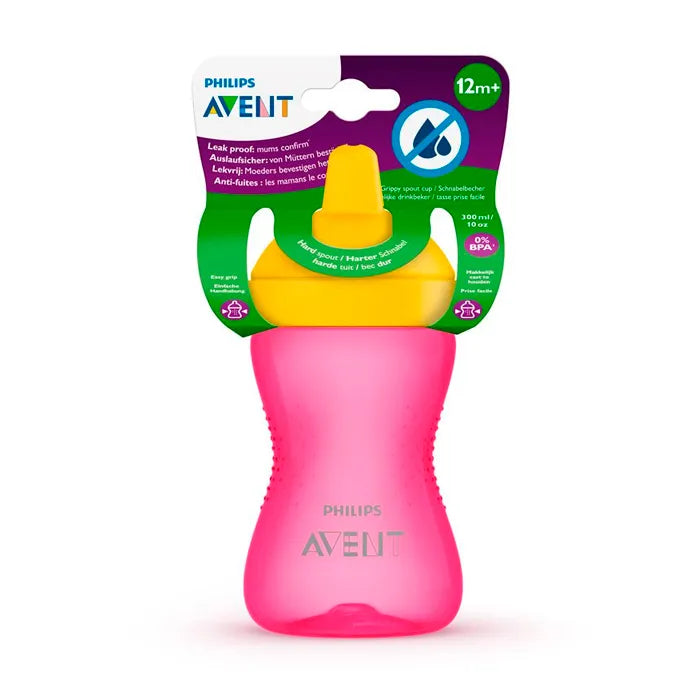 Avent Hard Mouthpiece Cup Pink +12 Months, 300 ml