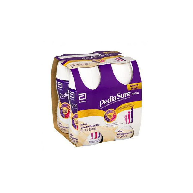 Pediasure Drink Sabor Vainilla, 4x 200 ml