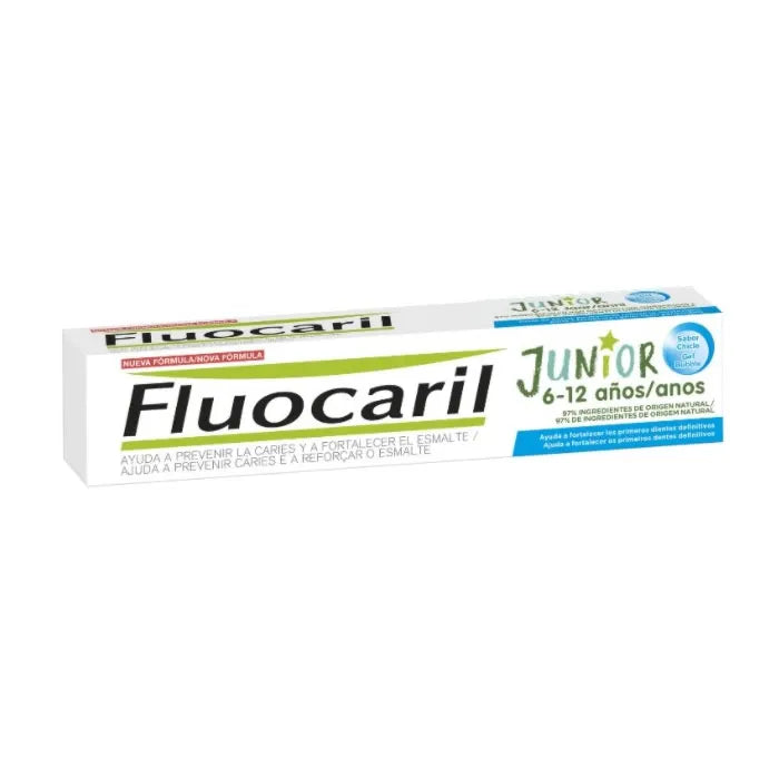Fluocaril Junior Bubble Flavor Toothpaste 6-12 Years, 75 ml