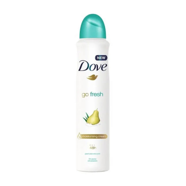 DOVE Go Fresh Pear And Aloe Vera – Deodorant Antiperspirant 48h Spray Unisex, 250 ml