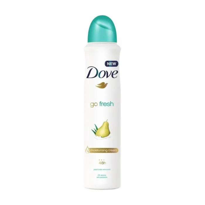 DOVE Go Fresh Pear And Aloe Vera – Deodorant Antiperspirant 48h Spray Unisex, 250 ml