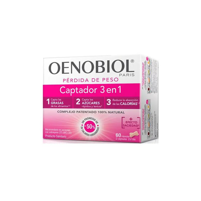 Oenobiol Weightloss 3 In 1 Fat Binder, 60 tablets