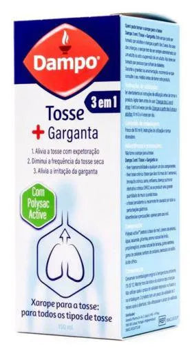 Dampo 3 In 1 Cough Throat Syrup, 150 ml