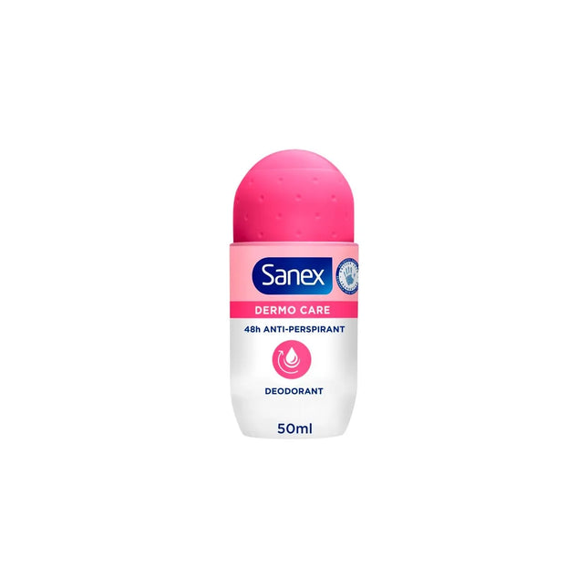 Sanex Desodorante Roll On Derma Care Unisex, 50 ml