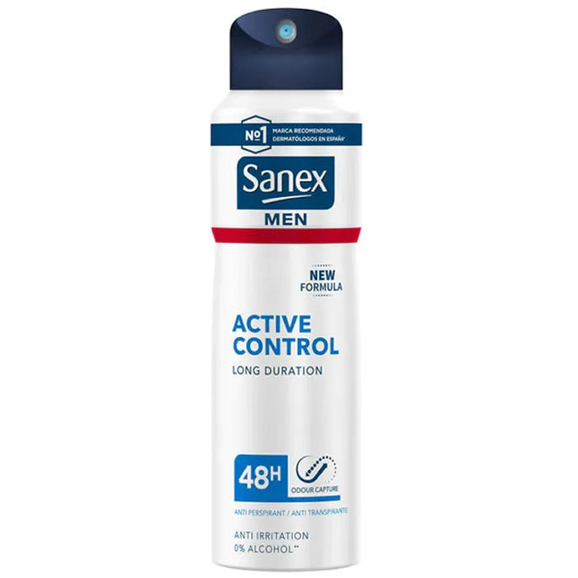Sanex Men Active Control 48h – Deodorant Spray Unisex, 200 ml