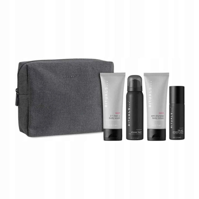 Rituals Homme Sport – Gel De Baño 50 ml Espuma De Baño 1u Locion Corporal Perfumada 1u Desodorante Spray 1u Unisex
