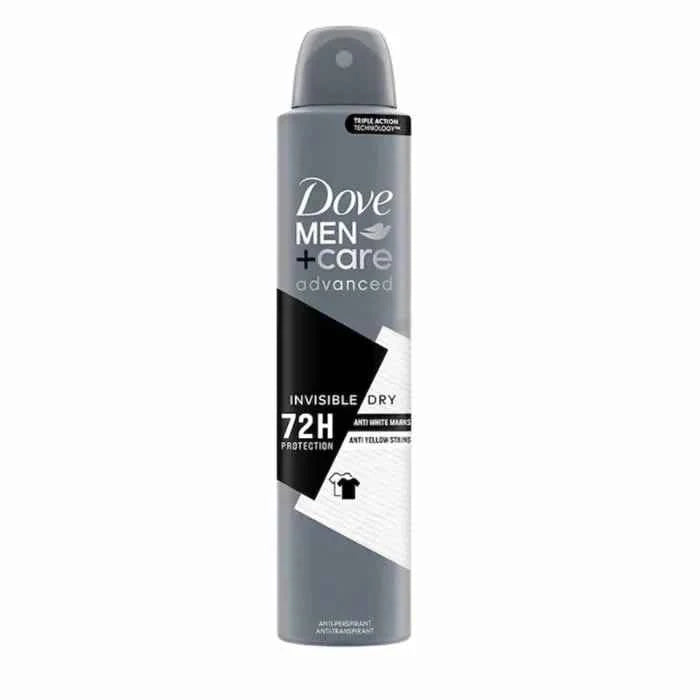 DOVE Invisible Dry Antiperspirant – Spray Unisex, 200 ml