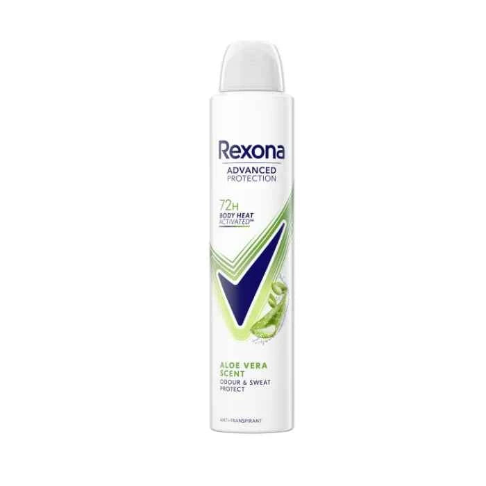Rexona Advanced Protection 72h Body Heat Activated Aloe Vera Scent Unisex, 200 ml