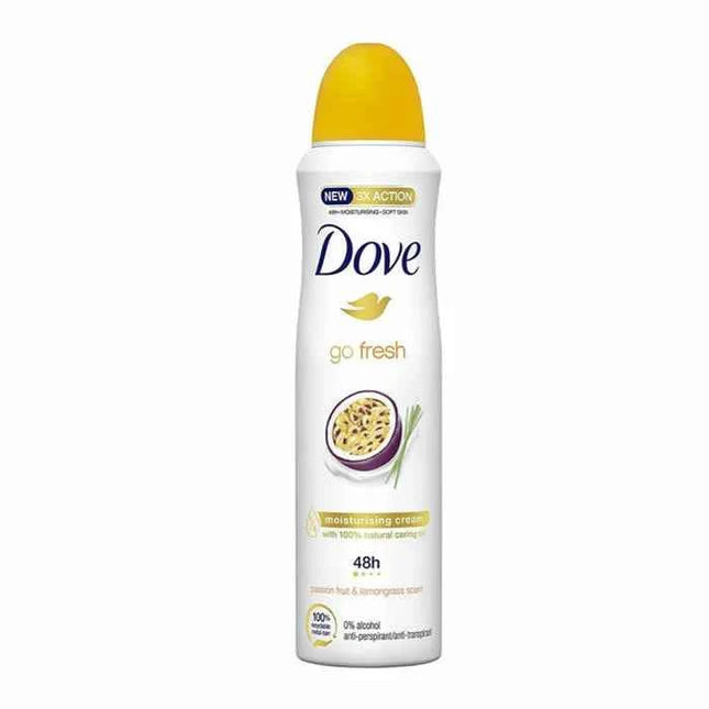 DOVE Go Fresh Passion Fruit – Deodorant Spray Unisex, 200 ml