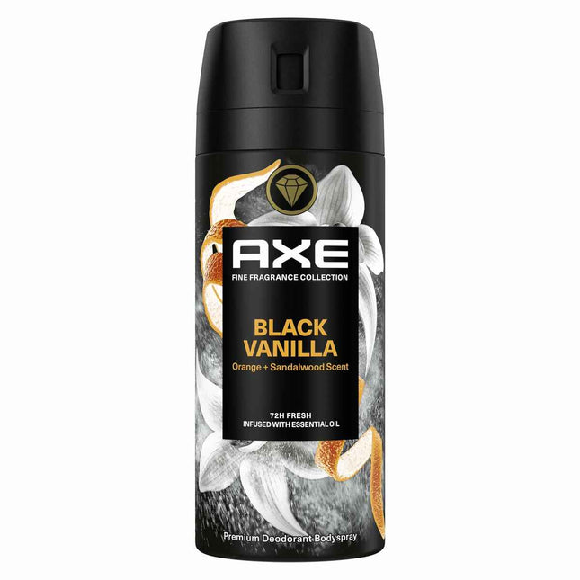AXE Black Vanilla Desodorante – Spray Unisex, 150 ml
