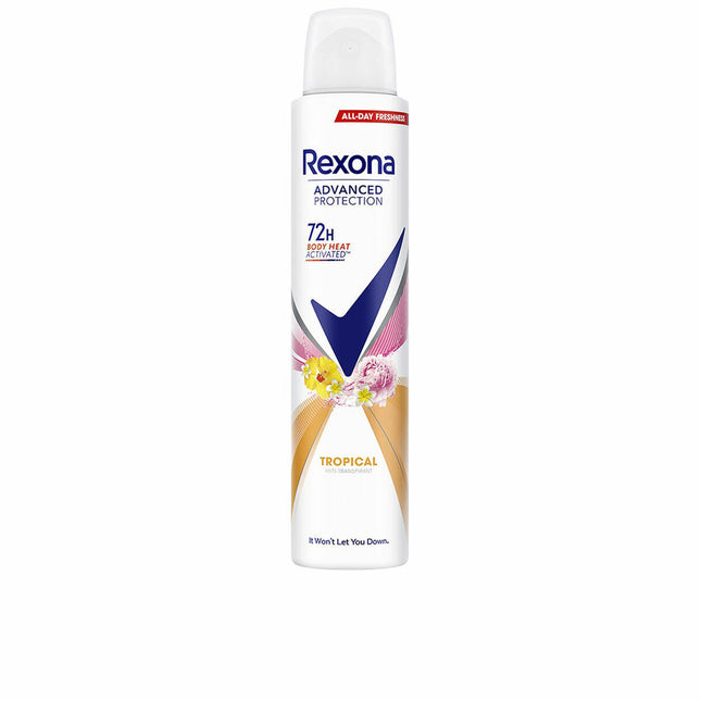 Rexona Tropical Desodorante – Spray Unisex, 200 ml