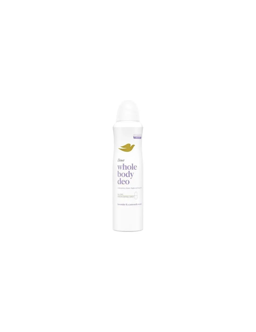 DOVE Lavanda y Camomila Unisex Desodorante – Spray Corporal, 150 ml