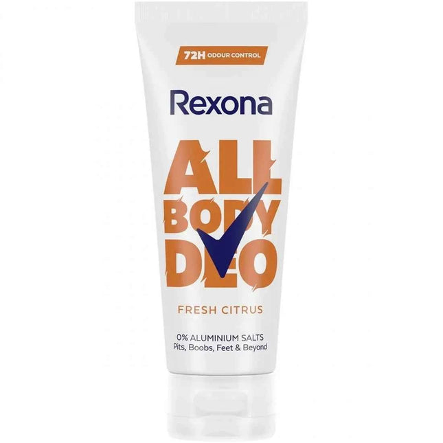 Rexona Fresh Citrus Unisex Para Todo El Cuerpo Desodorante Crema, 75 ml