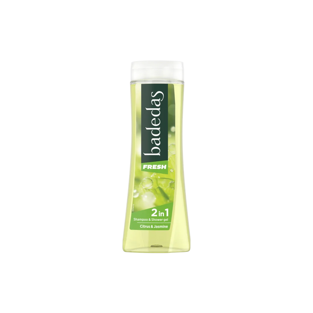 Badedas Fresh 2en1 Citrus y Jasmine – Gel Ducha Champú Unisex, 600 ml