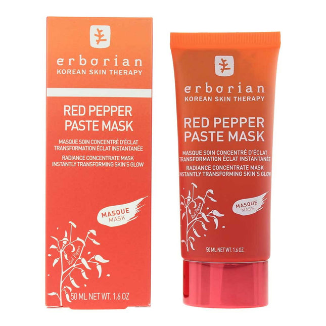 Erborian Red Pepper Red Pepper Extract Radiance Boost – Cream Mask for Women, For Face, 50 ml