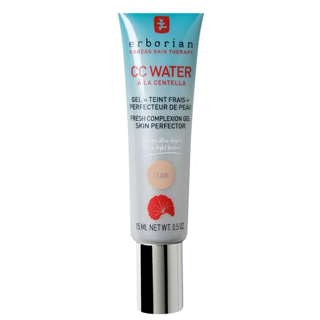 Erborian Cc Water A La Centella Skin Perfecting – Gel Clair Unisex, 15 ml