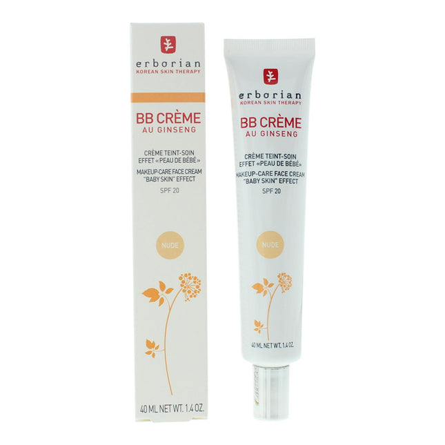 Erborian B.B Cream Ginseng – BB Cream for Women, Nude, SPF 20, 40 ml