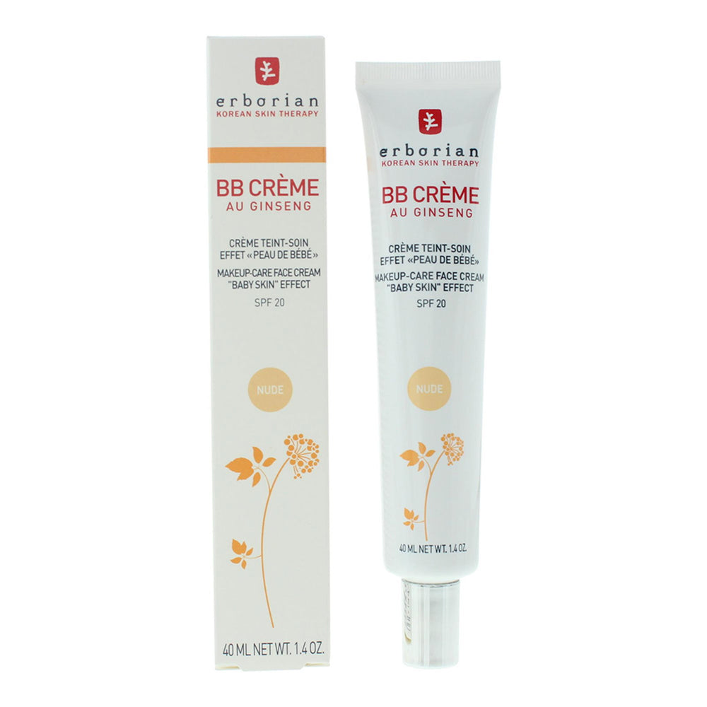 Erborian B.B Cream Ginseng – BB Cream for Women, Nude, SPF 20, 40 ml