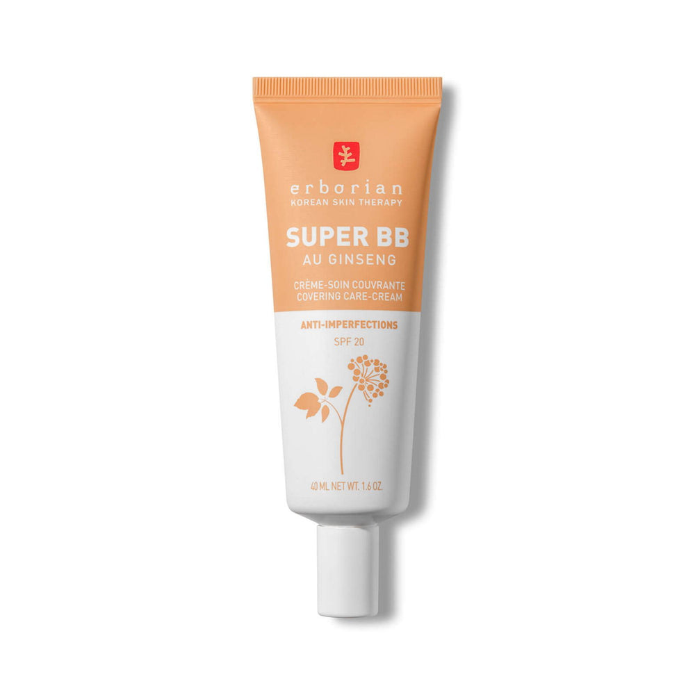 Erborian Super BB Ginseng High Coverage – BB Cream for Women, Dore, SPF20, 40 ml