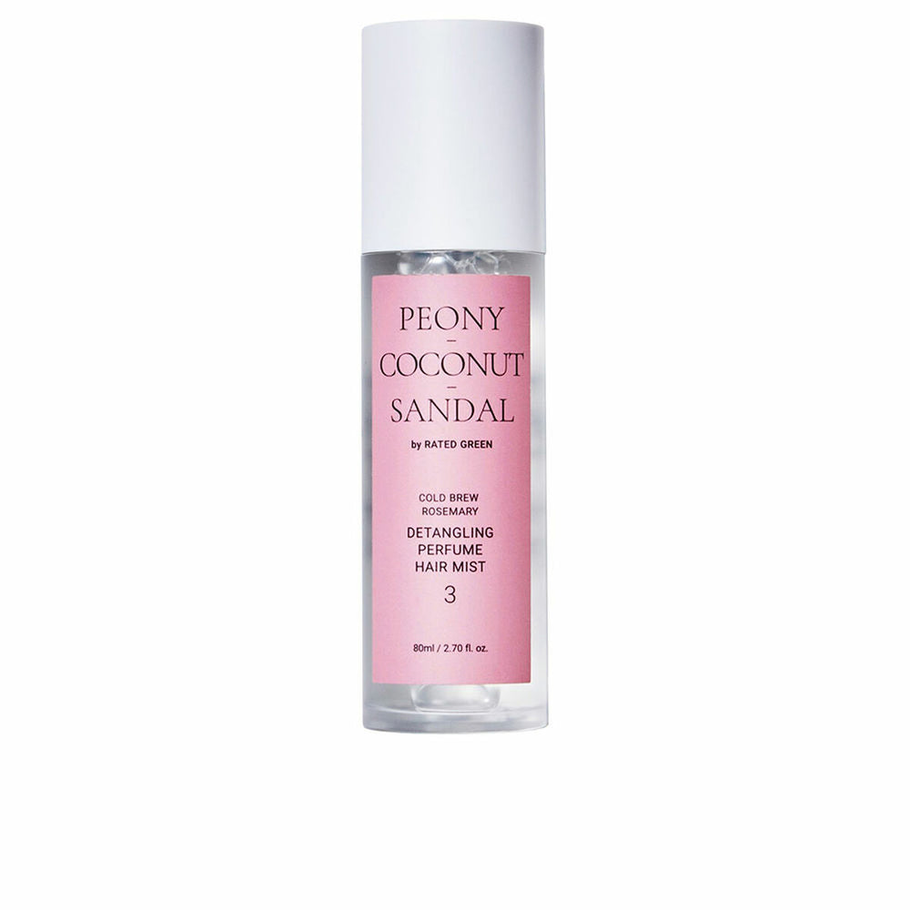 Rated Green Peony Cocconut Sandal 03 Detanling – Perfume Hair Mist Unisex, 80 ml