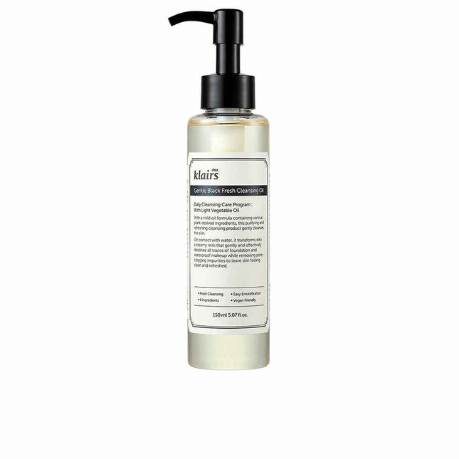 Klairs Gentle Black Fresh Cleansing Oil Unisex, 150 ml