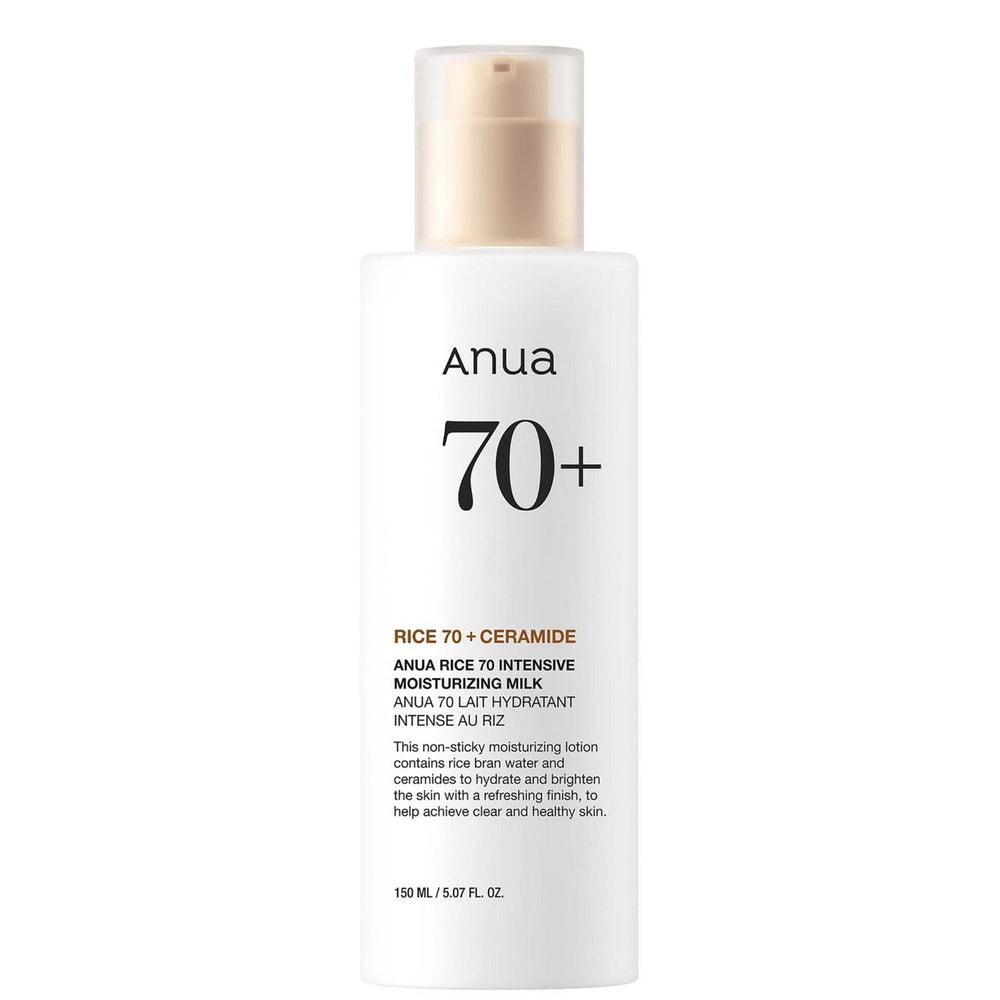 Anua Rice 70 Glow Rice Intense Hydration – Milk Unisex, For Face, 150 ml