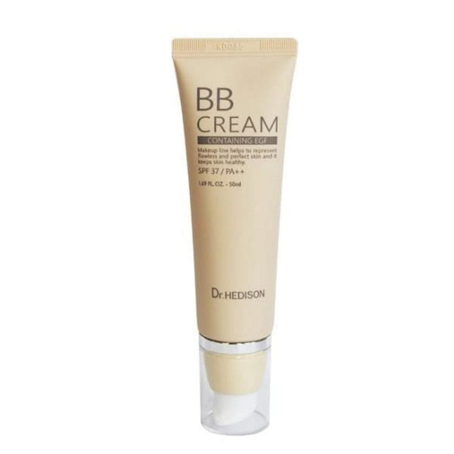 Dr. Hedison EGF Coverage – BB Cream for Women, Light Medium, SPF 37, 50 ml