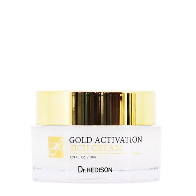 Dr. Hedison Gold Activation 24K gold Anti-Aging – Rich Cream for Women, For Face, 50 ml