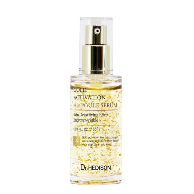 Dr. Hedison Gold Activation 24K gold Detoxifying – Serum for Women, For Face, 50 ml