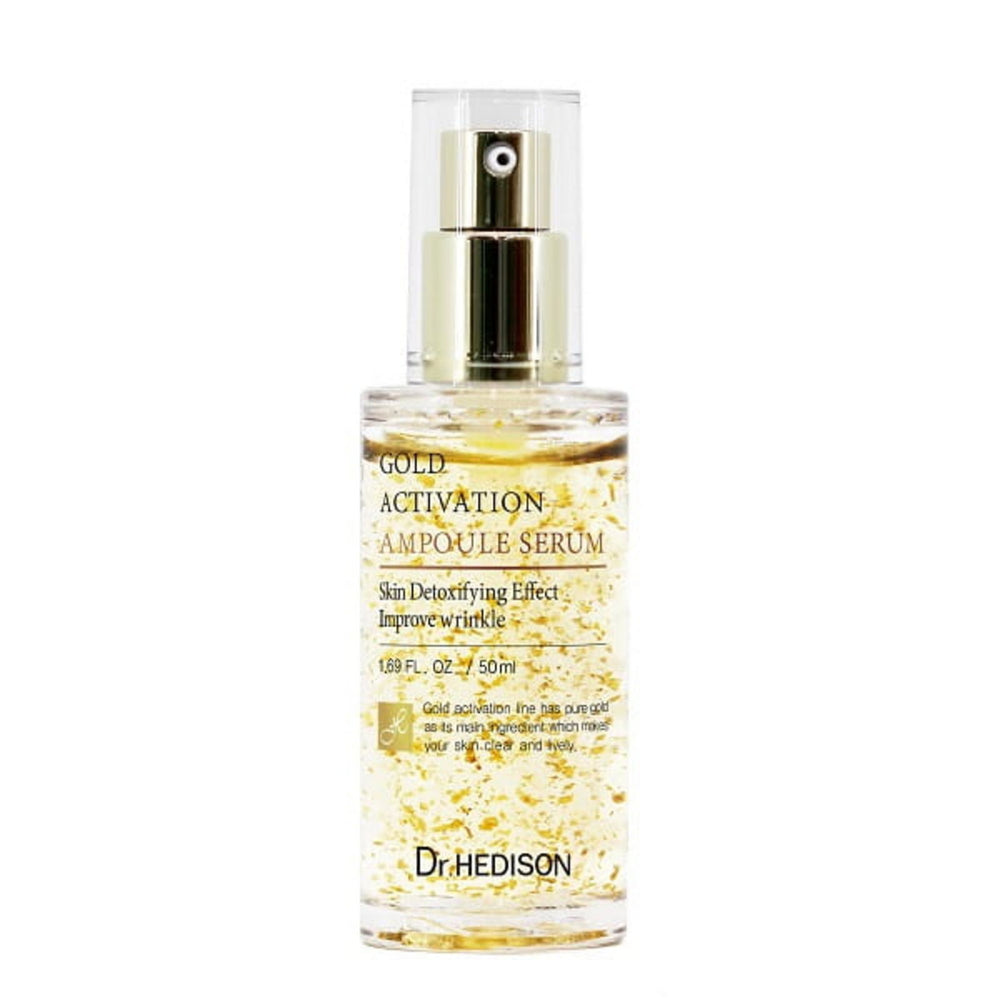 Dr. Hedison Gold Activation 24K gold Detoxifying – Serum for Women, For Face, 50 ml