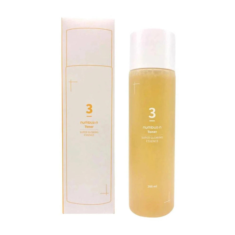 Numbuzin Nombuzin No 3 Super Glowing Essence Toner Unisex, 200 ml