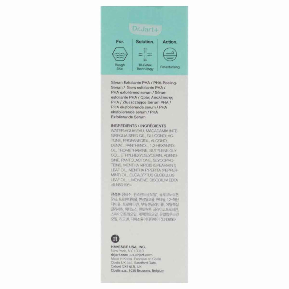 DR. JART+ Dr Jart Pore Remedy Pha Exfoliating – Serum Unisex, 30 ml