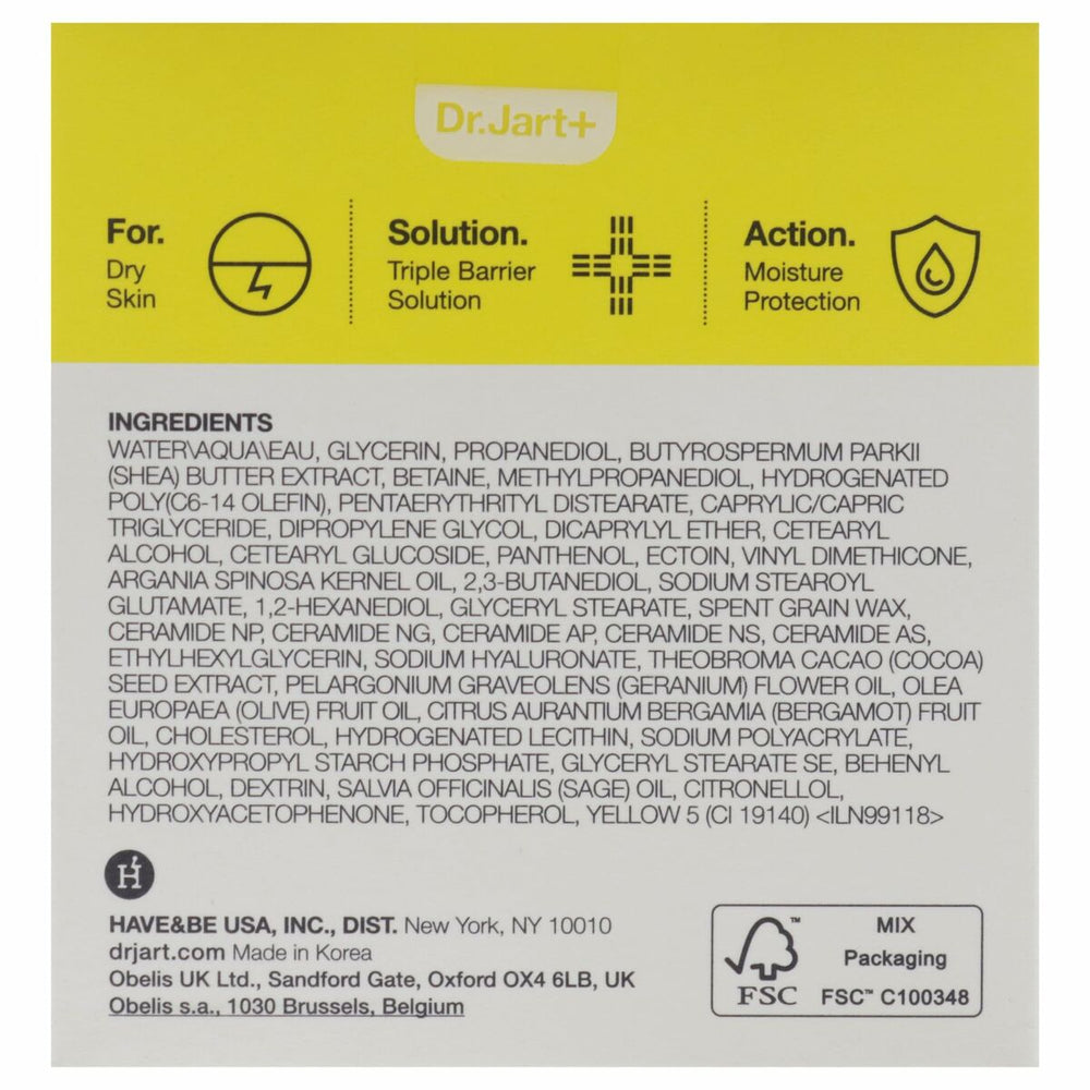 DR. JART+ Ceramidin Crema Con Ectoína Unisex, 50 ml