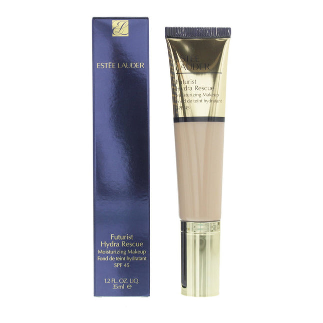 Estee Lauder Futurist Hydra Rescue Waterproof – Liquid Foundation Unisex, 2N1, Desert Beige, SPF 45, 35 ml