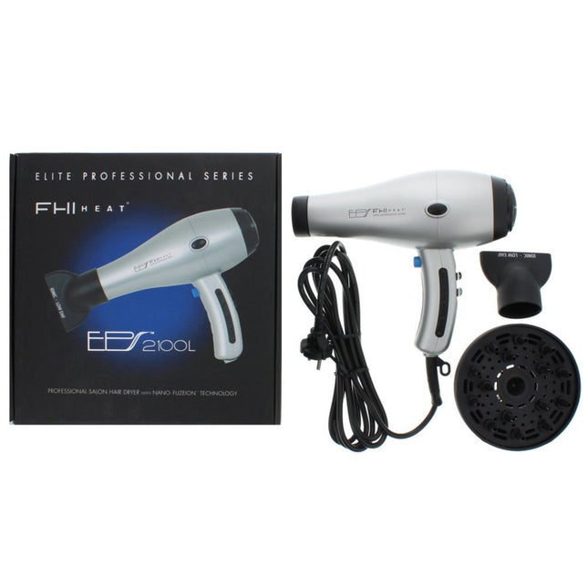 FHI Heat Elite Professional Series – Electric Hair Dryer Unisex, Silver