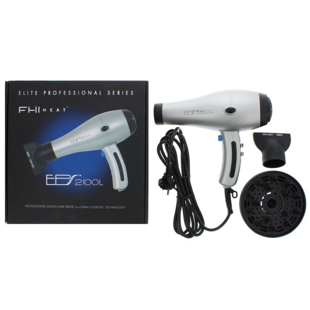 FHI Heat Elite Professional Series – Electric Hair Dryer Unisex, Silver