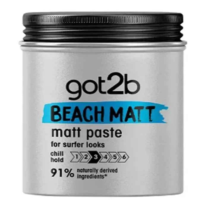 Schwarzkopf Got2b Beach Matt Paste Surfer Look Unisex, 100 ml