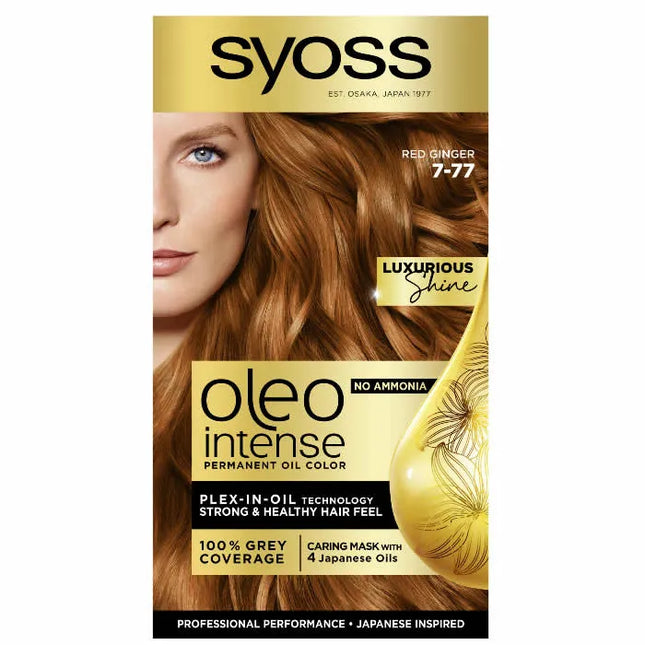Syoss Oleo Intense Permanent Hair Color 7-77 Dark Blonde Unisex