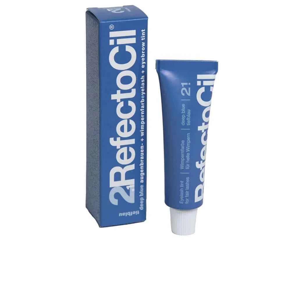Refectocil Eyelash Tint For Fair Lashes 2,1 Deep Blue Unisex, 15 ml